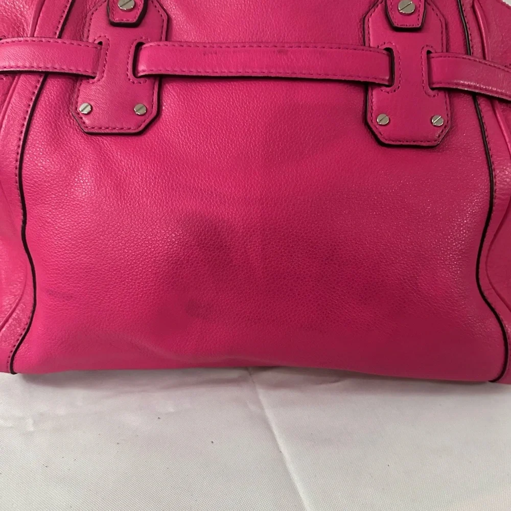 Michael Kors Fuchsia Leather Satchel